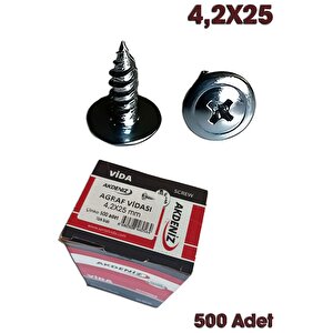 Akdeniz Agraf Vidası 4,2x25 (500 Adet)