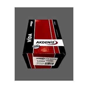 3.5x50 Çinko Sunta Vidası 500 Adet