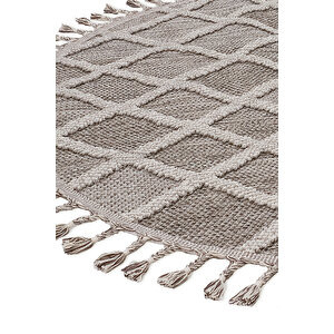 Konfor Beverly 2264 Yuvarlak Modern Dokuma Bukle Halı 120x120 cm