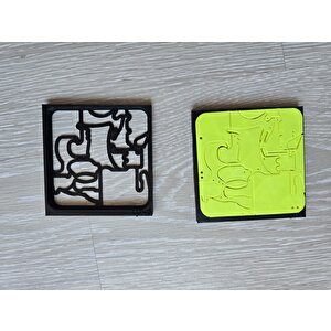 Emel Home Montessori 3d Hayvan Figürlü Puzzle 18 Parça Zeka Oyunu