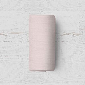 Maki Home %100 Pamuklu Pembe 120x200 Tek Kişilik Lastikli Çarşaf Takımı