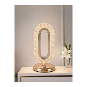 Modern Exclusive Luxury Abajur Tasarım Masa Lambası Gold Sarı