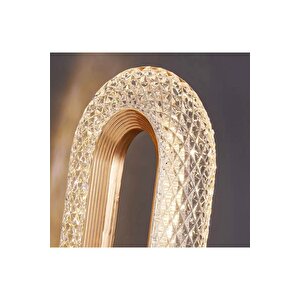 Modern Exclusive Luxury Abajur Tasarım Masa Lambası Gold Sarı