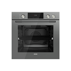 Uaf 6011db Gcpst Gri Ankastre Fırın