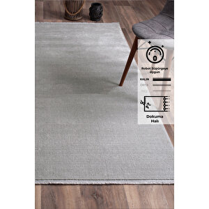 Konfor Leo 2972 Gri Modern Dokuma Halı 100x200 cm