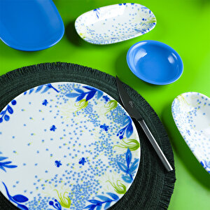 Aryıldız Blue Mimosa 19 Parça 4 Kişilik Kahvaltı Takımı