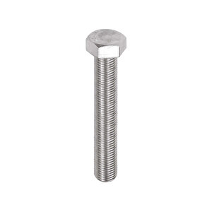 Civtec Din 933 Akb Tam Diş 8.8 Kalite Çelik Cıvata Beyaz 24x50 15 Adet