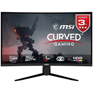 Msi G32c4x 31.5 1920x1080 250hz 1ms Hdmi Dp Curved Gaming Monitor