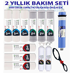 Aura Cebilon Compact Ve Tüm Açık Kasa Cihazlar Ile Uyumlu 2 Yillik Filtre Seti