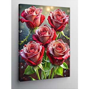 Kanvas Tablo Kırmızı Güller 70x100 cm