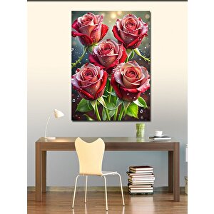 Kanvas Tablo Kırmızı Güller 70x100 cm