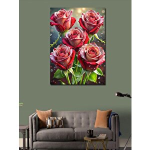 Kanvas Tablo Kırmızı Güller 70x100 cm
