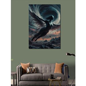 Kanvas Tablo Uçan Soyut Kadın 100x140 cm