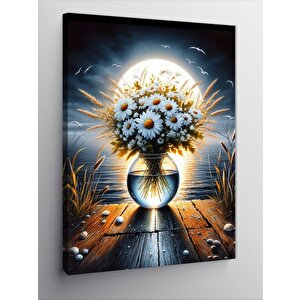 Kanvas Tablo Vazodaki Çiçekler 100x140 cm