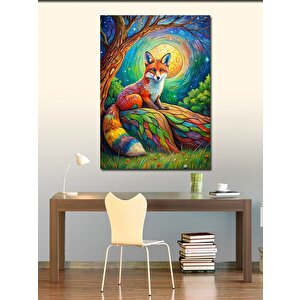 Kanvas Tablo Sevimli Tilki 100x140 cm
