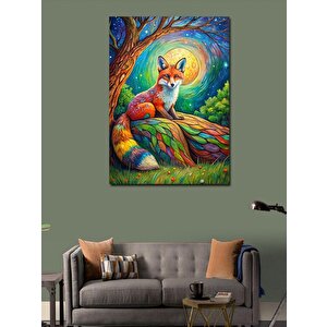 Kanvas Tablo Sevimli Tilki 100x140 cm