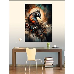 Kanvas Tablo Renkli Kuş 100x140 cm
