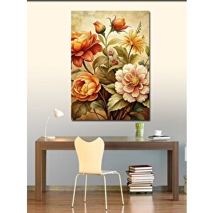 Kanvas Tablo Renkli Çiçekler 100x140 cm