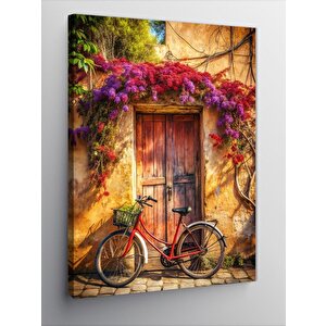 Kanvas Tablo Retro Bisiklet 70x100 cm