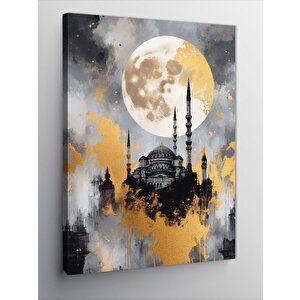 Kanvas Tablo Cami Ve Dolunay
