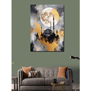 Kanvas Tablo Cami Ve Dolunay