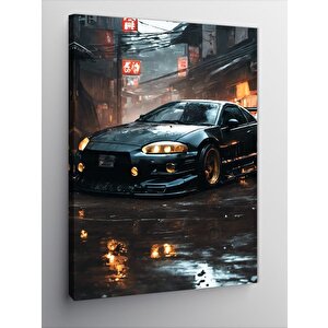Kanvas Tablo Yere Basık Spor Araba 100x140 cm