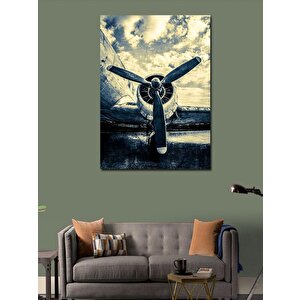 Kanvas Tablo Uçak Kanadı 70x100 cm