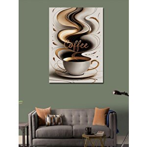 Kanvas Tablo Sıcak Kahve Fincanı 100x140 cm