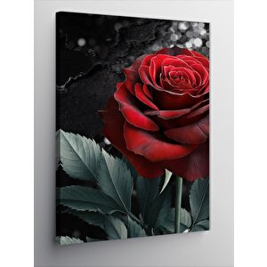 Kanvas Tablo Kırmızı Gül 70x100 cm