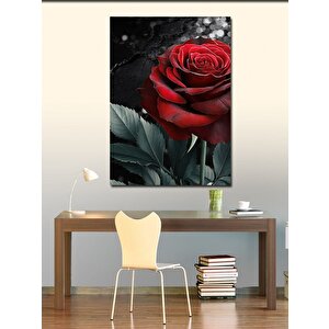 Kanvas Tablo Kırmızı Gül 70x100 cm