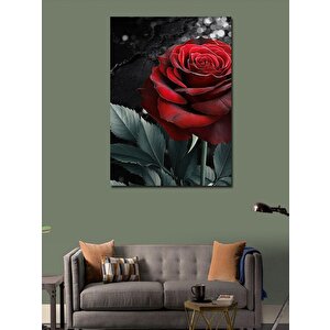 Kanvas Tablo Kırmızı Gül 70x100 cm