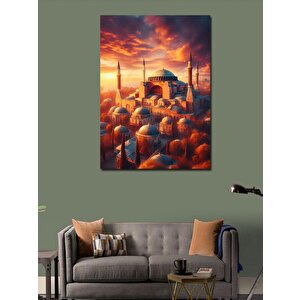 Kanvas Tablo Cami Manzarası 70x100 cm