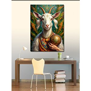 Kanvas Tablo Sevimli Keçi 70x100 cm