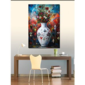 Kanvas Tablo Vazodaki Çiçekler 100x140 cm
