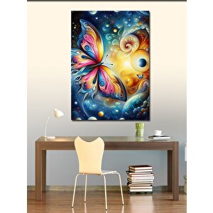 Kanvas Tablo Renkli Kelebekler 70x100 cm