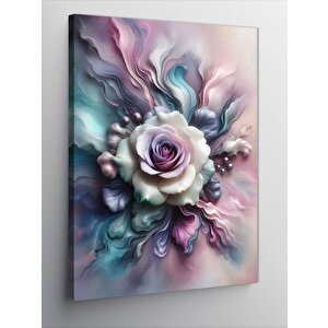 Kanvas Tablo Soyut Çiçek 70x100 cm