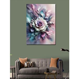 Kanvas Tablo Soyut Çiçek 70x100 cm