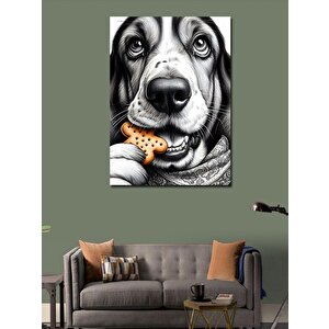 Kanvas Tablo Mama Yiyen Köpek