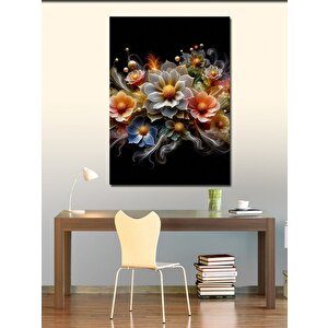 Kanvas Tablo Renkli Çiçekler 70x100 cm
