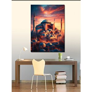 Kanvas Tablo Cami Manzarası 100x140 cm