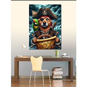 Kanvas Tablo Korsan Köpek