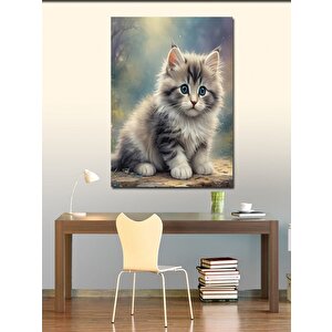 Kanvas Tablo Yavru Sevimli Kedi
