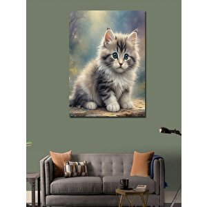Kanvas Tablo Yavru Sevimli Kedi