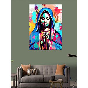 Kanvas Tablo Duaların Renkli Dili 100x140 cm