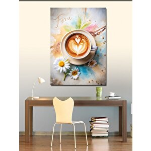Kanvas Tablo Kahve Sanatı 70x100 cm