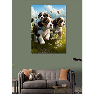 Kanvas Tablo Sevimli Yavru Köpekler