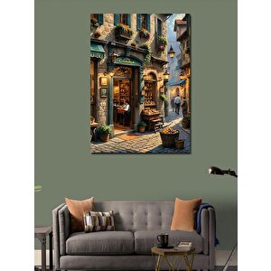 Kanvas Tablo Retro Dükkan 70x100 cm