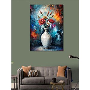 Kanvas Tablo Vazodaki Çiçekler 70x100 cm