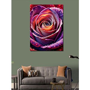 Kanvas Tablo Kırmızı Gül 70x100 cm