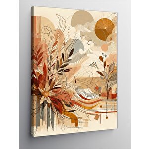 Kanvas Tablo Çiçekler Ve Desenler